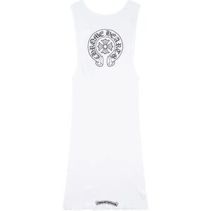 Chrome Hearts White Sleeveless Top